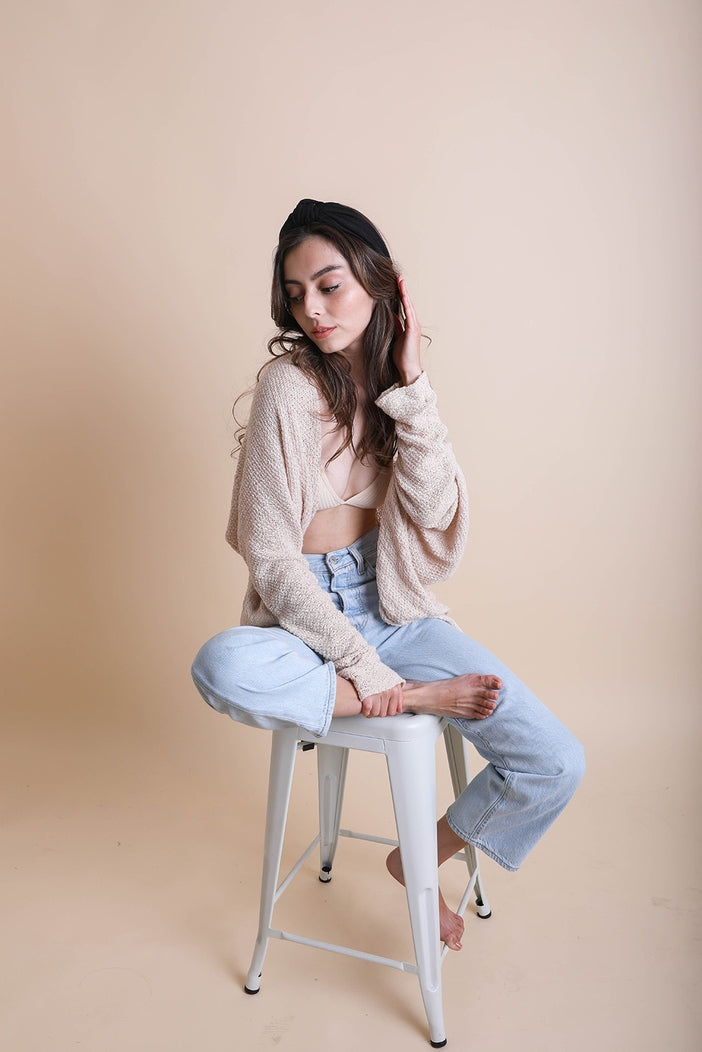 Wide Stripe Topknot Headband