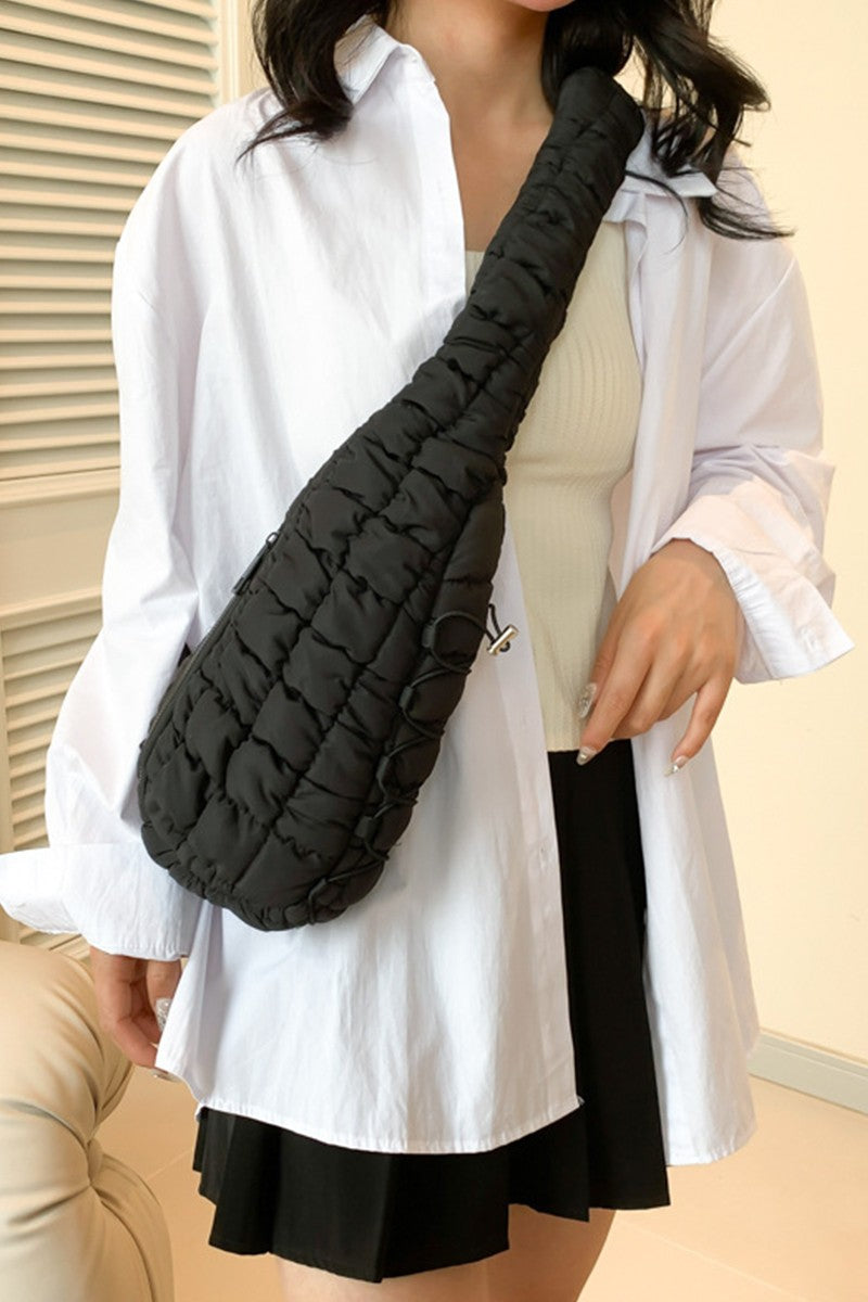 Quilted Puffy Crossbody Sling
