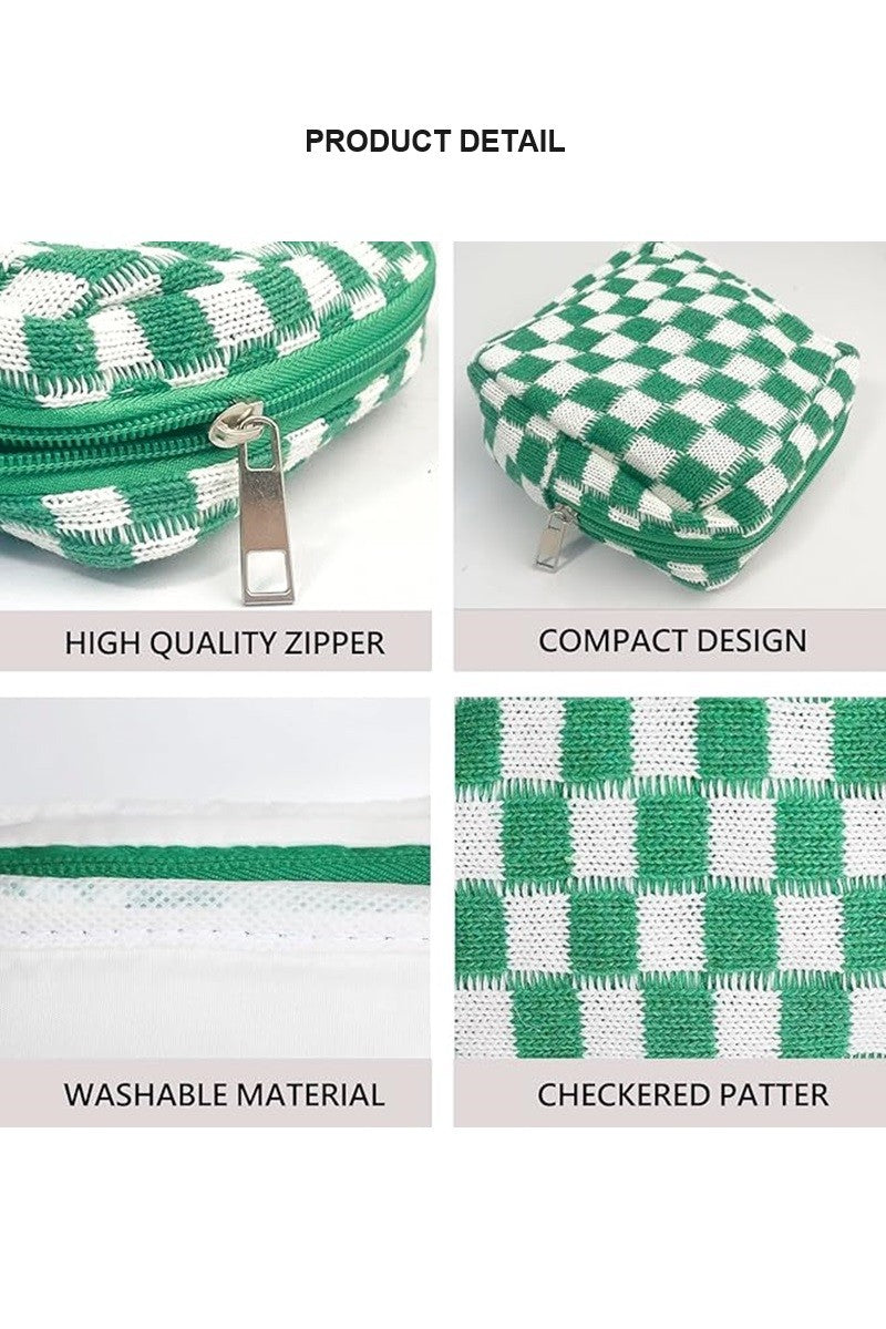 Checkered bag