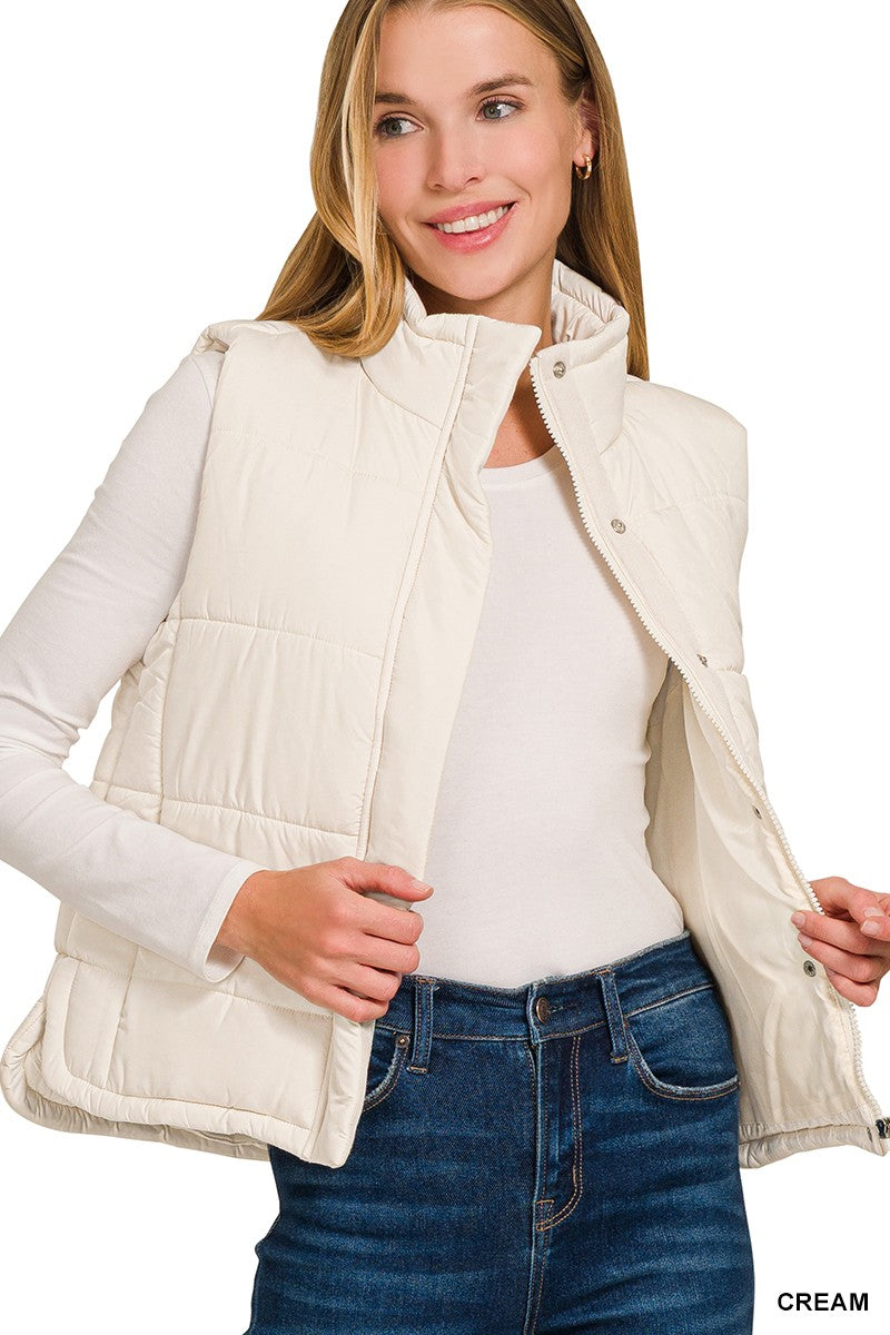 Sleeveless Quilted Vest