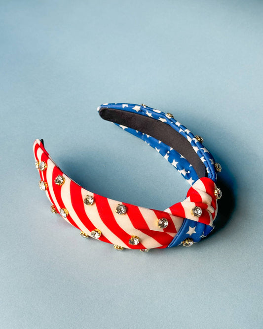 Stars and Stripes Studded Patriotic Headband