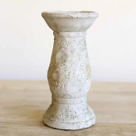 Visby Candle Holder Antique White