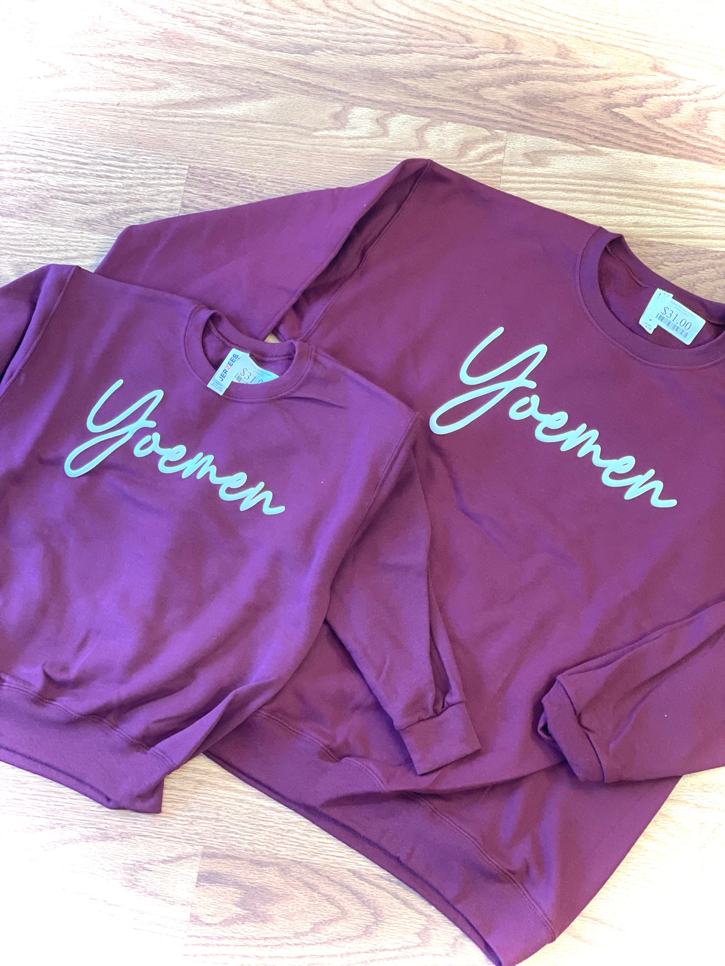 Yoemen Puff Script Sweatshirt