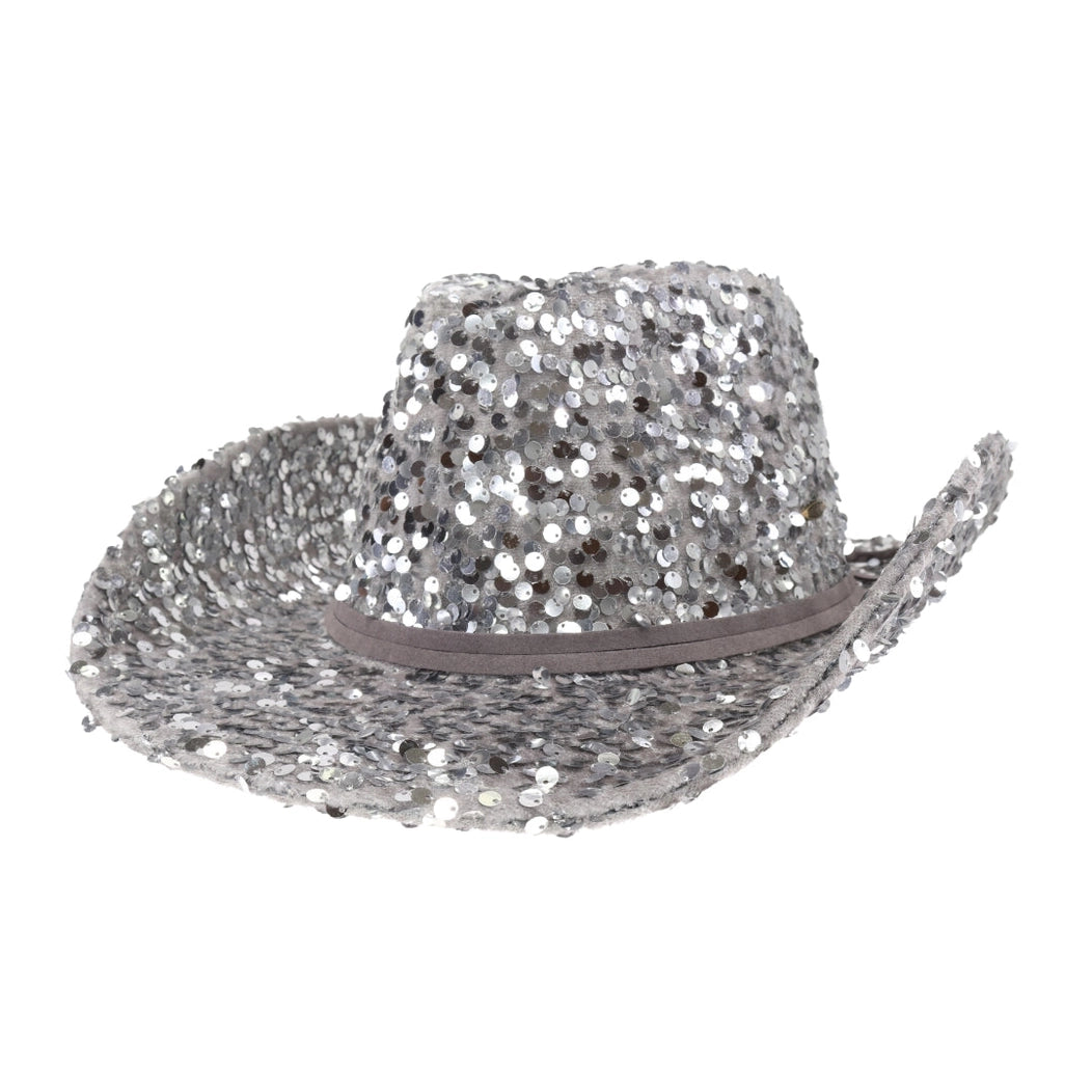 NashVegas Sequin Cowboy Hat
