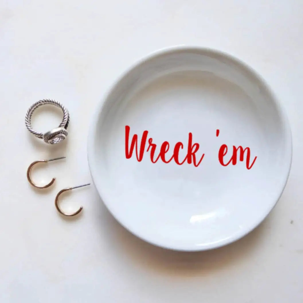 Texas Tech Jewelry Dish