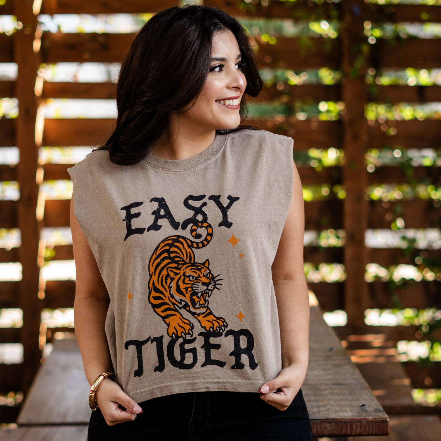 Easy Tiger Retro Graphic Tee Vintage Inspired Shirt, Retro