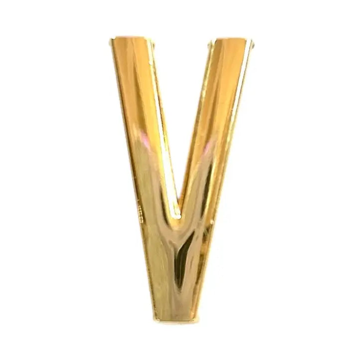 Gold Charm Letters For Stretchy Band Bracelets