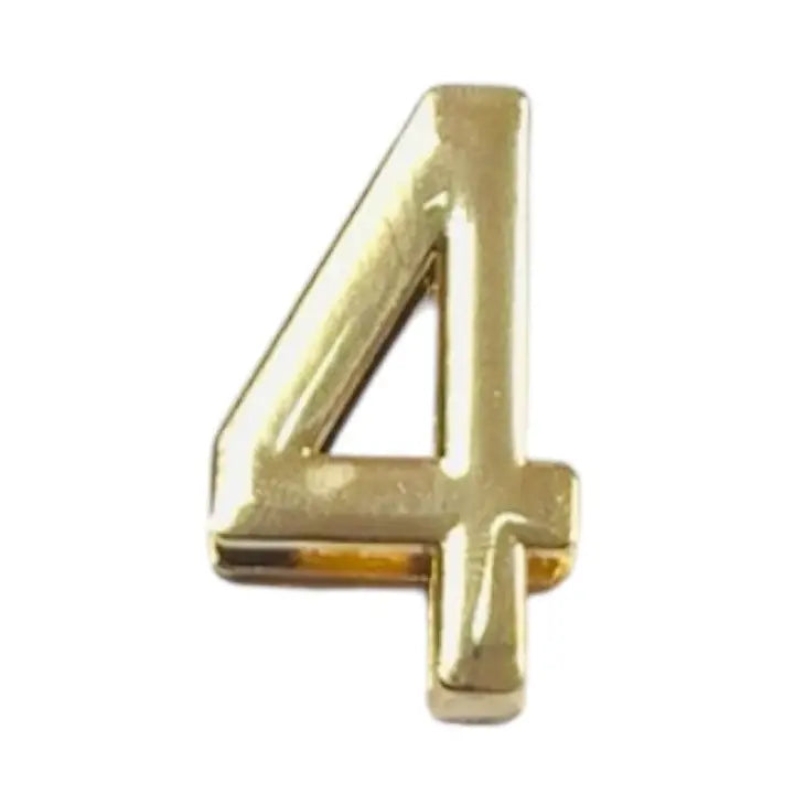 Gold Charm Letters For Stretchy Band Bracelets