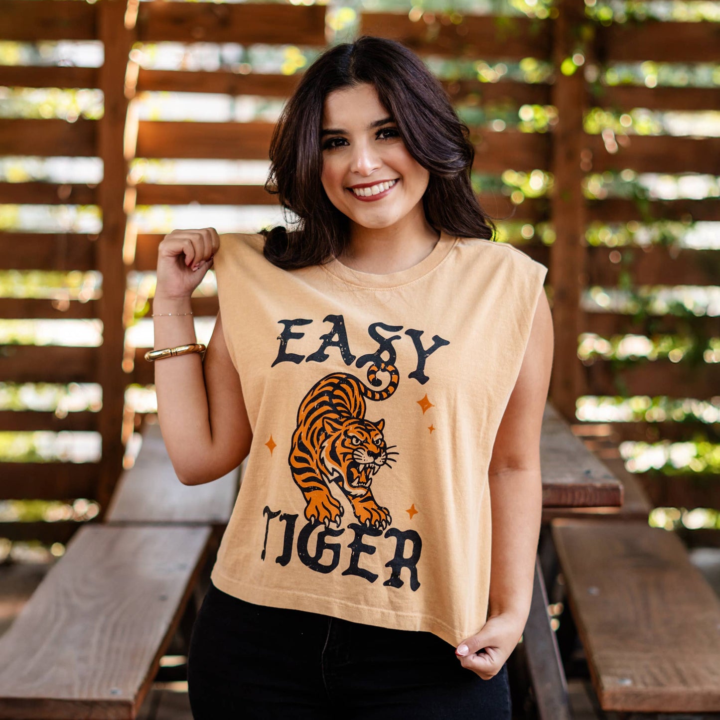 Easy Tiger Retro Graphic Tee Vintage Inspired Shirt, Retro