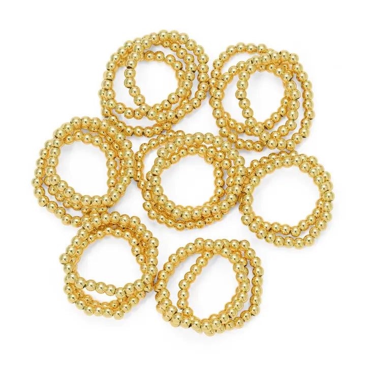Beaded Stretchy Band Rings