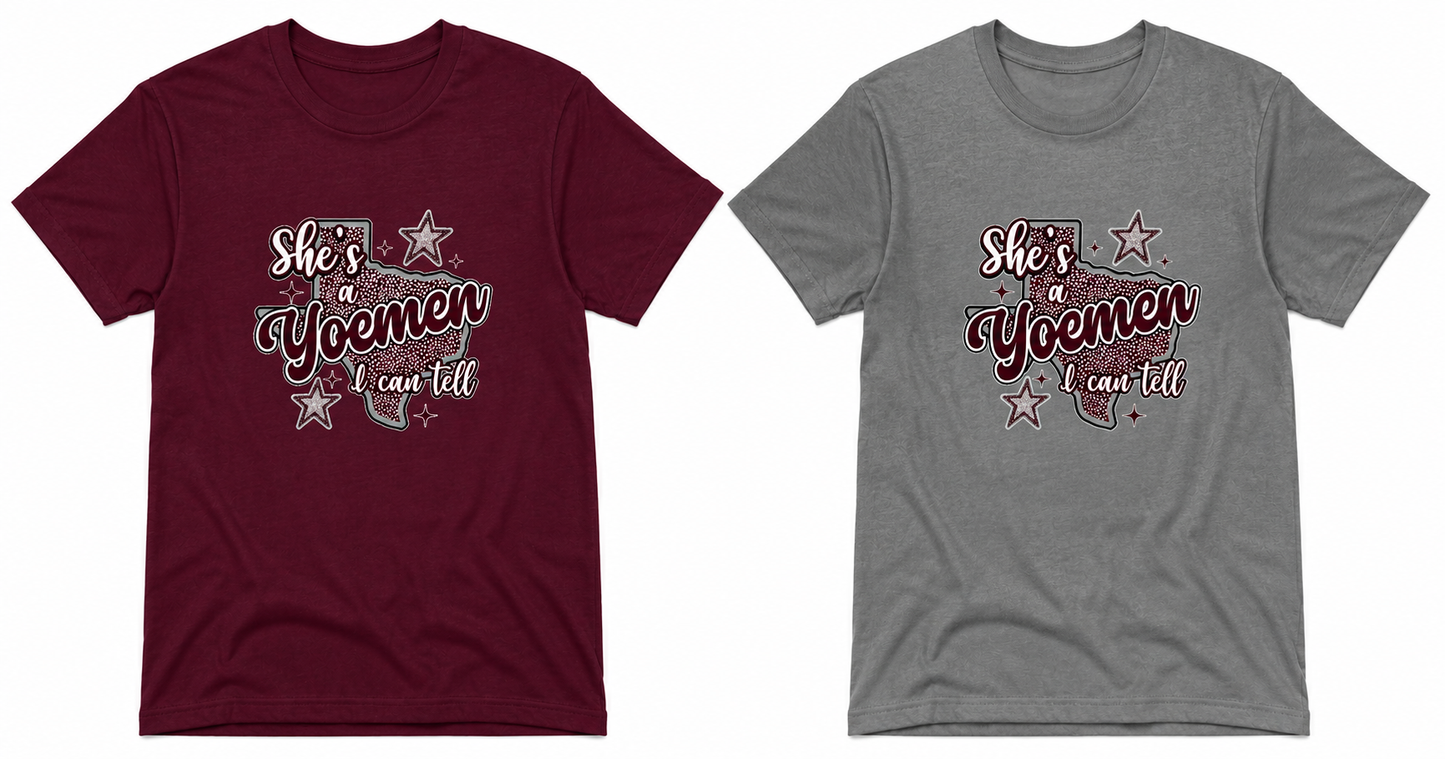 She's a Yoemen Tee 2T-4XL MADE TO ORDER
