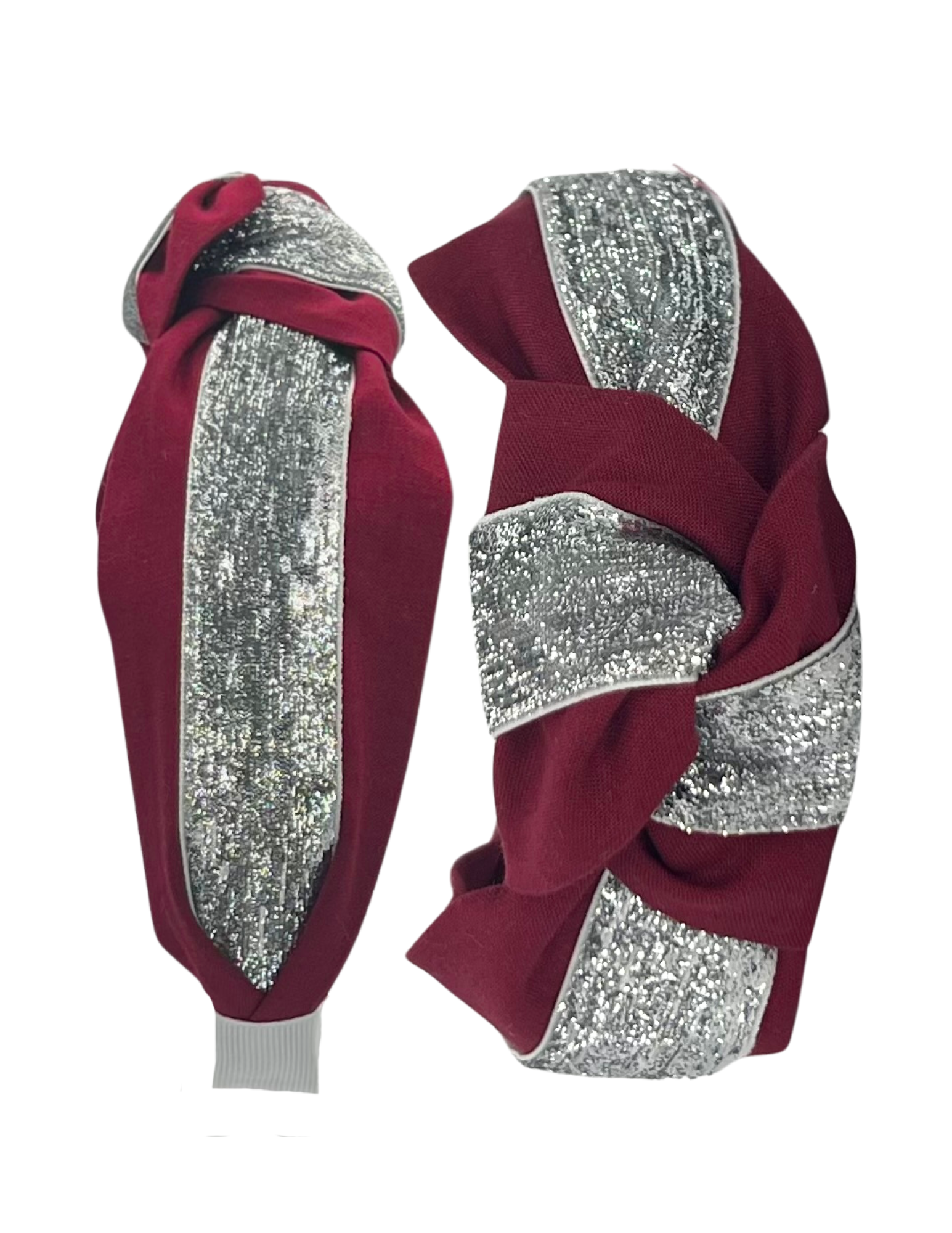 Maroon and Silver Stripe