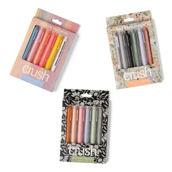 Crush Warmest Regards Quote Pens