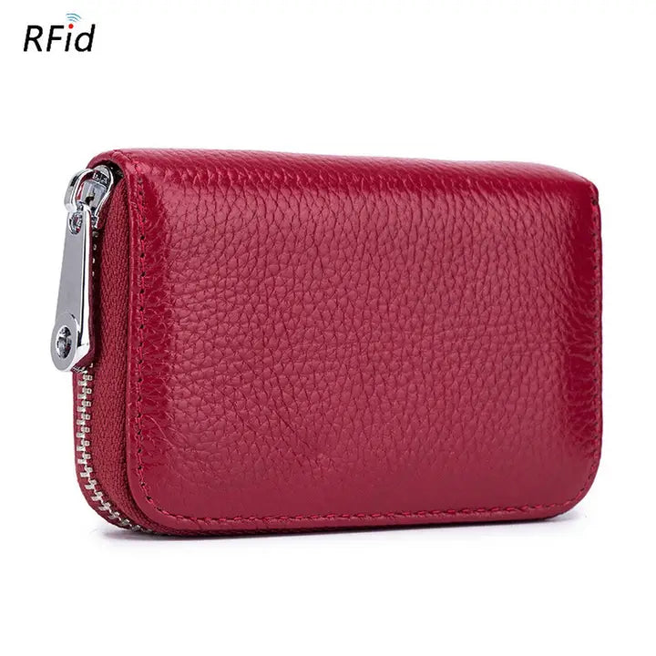Multi-Functional Anti-Theft Brush Magnetic Card Bag