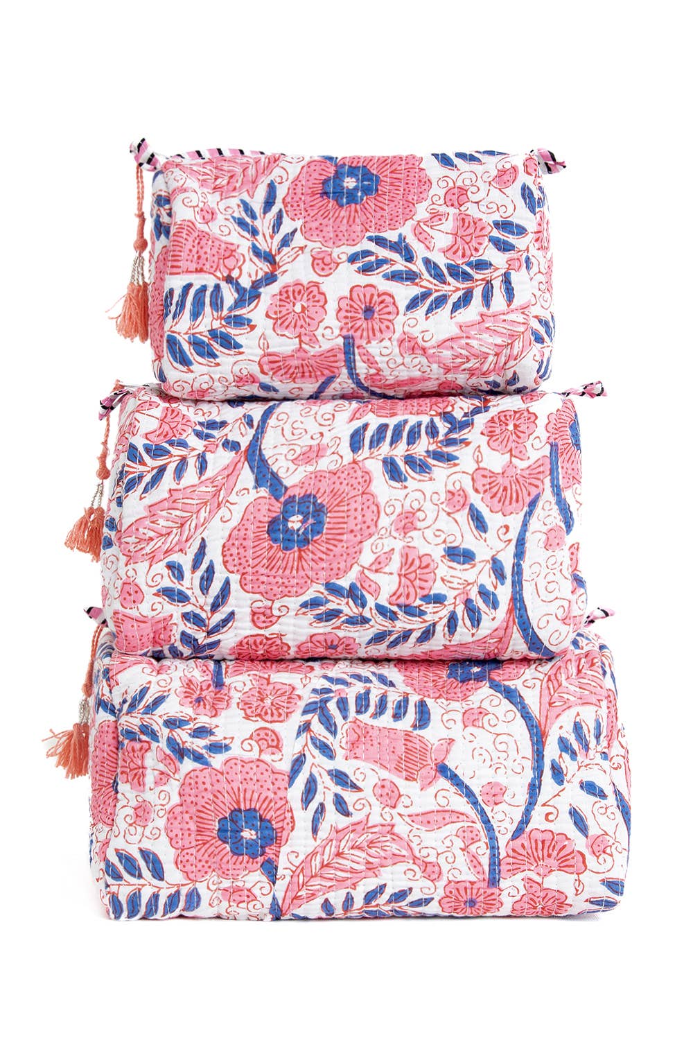 Quilted Makeup/Toiletry Bag