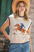 Western Knit Top
