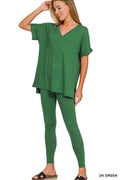 Brushed Microfiber Loungewear Set