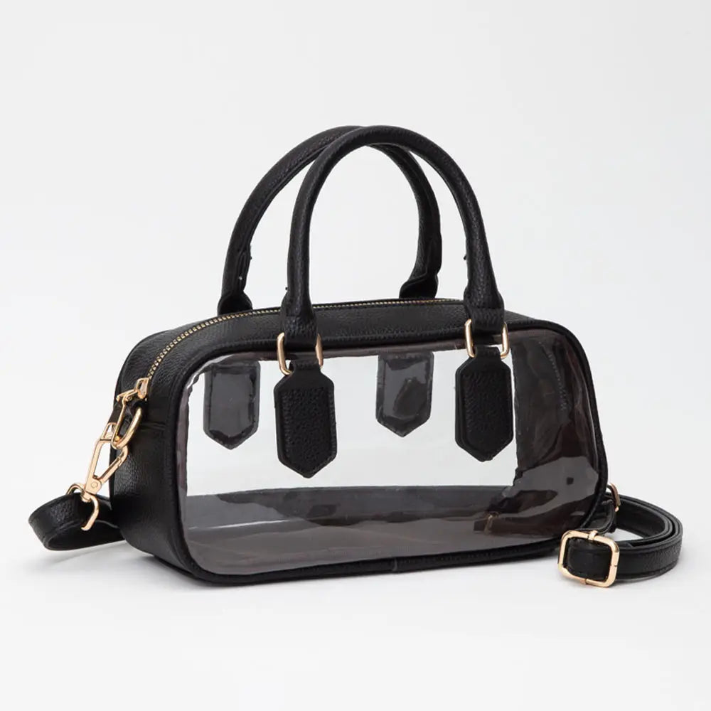 Transparent Structured Clear Crossbody Bag