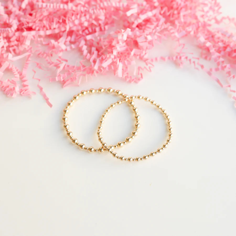 Beaded Blondes Mini Katy Bracelet Gold