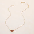 Pearl Accent Football Pendant Necklace