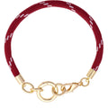 Goldie Paracord Crimson Bracelet