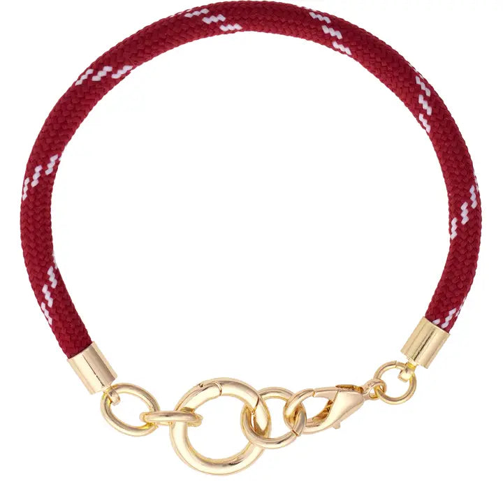 Goldie Paracord Crimson Bracelet