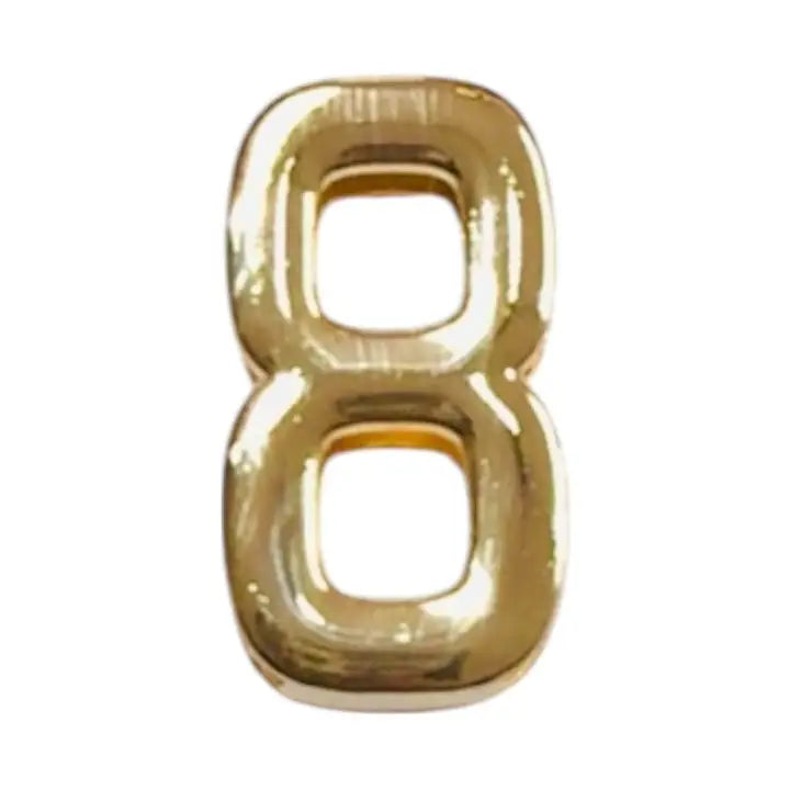 Gold Charm Letters For Stretchy Band Bracelets
