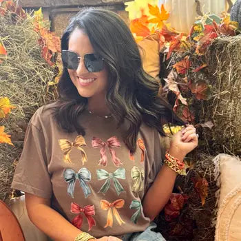 Fall Bows Tee