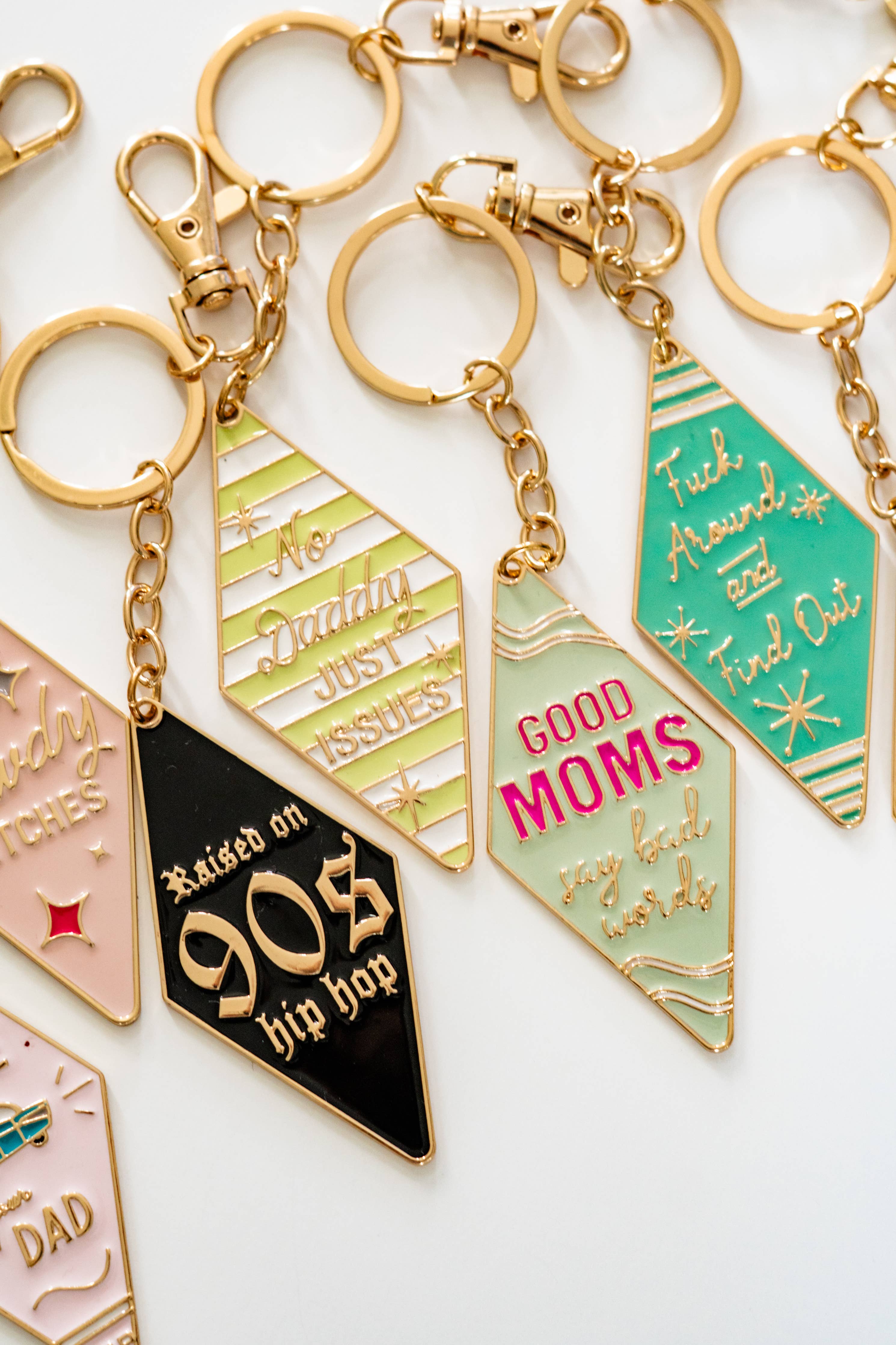 Bag Charm, Motel Keychain, Enamel Keychain, Retro keychain