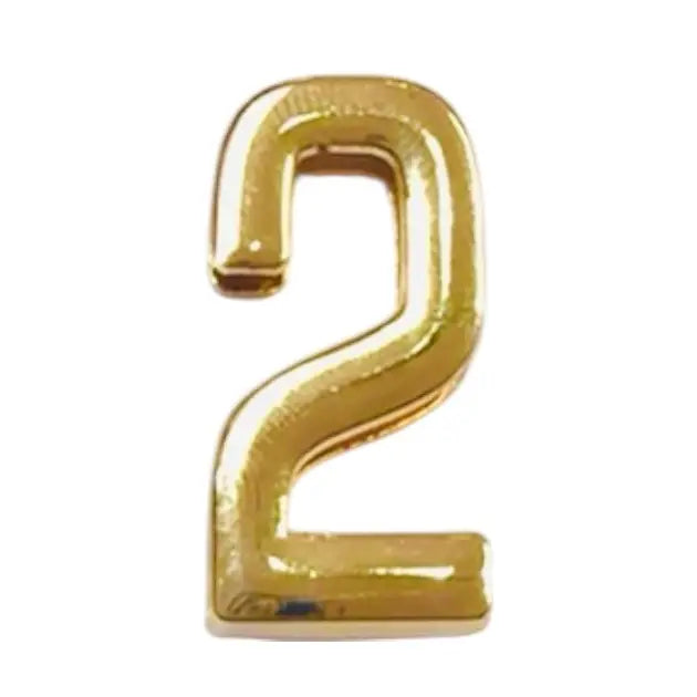 Gold Charm Letters For Stretchy Band Bracelets