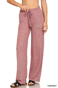 Soft Melange Hacci Wide Pants