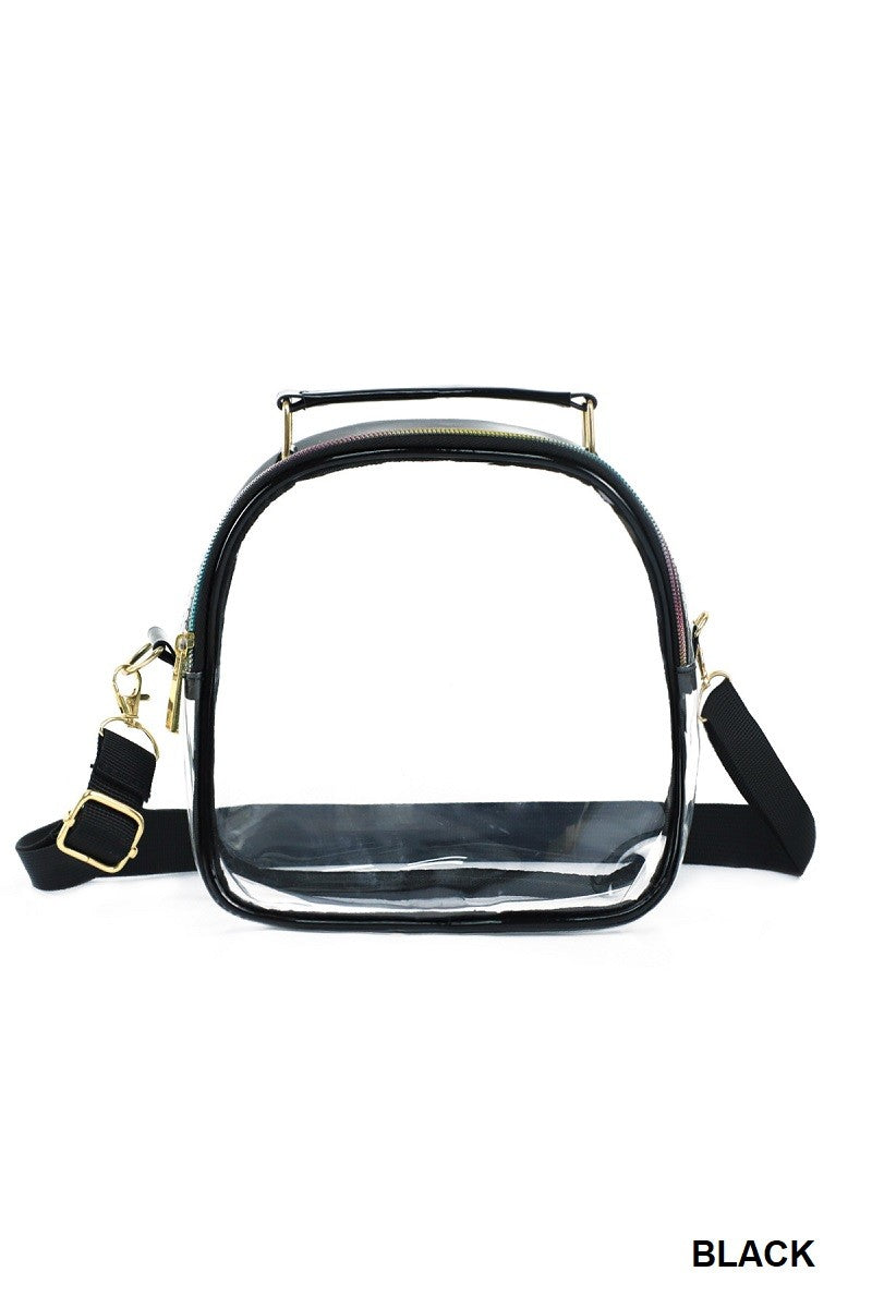 Stadium Approved Clear Crossbody Jelly Bag