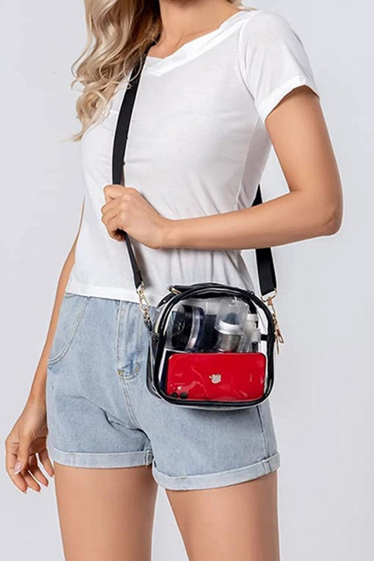 Stadium Approved Clear Crossbody Jelly Bag