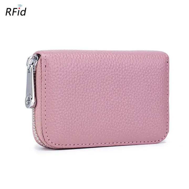 Multi-Functional Anti-Theft Brush Magnetic Card Bag