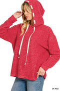 Soft Brushed Cabernet Hacci Hoodie