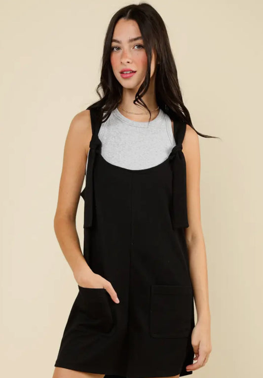 Solid Casual Knit Romper