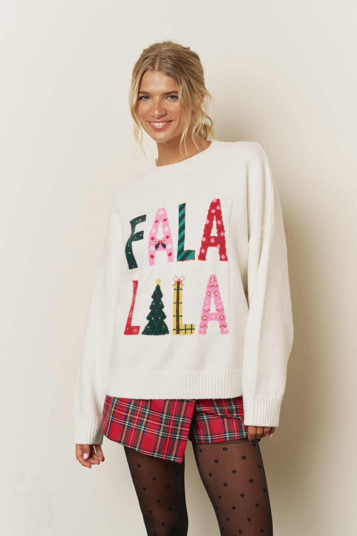 Fa La La Christmas Crew Neck Sweater