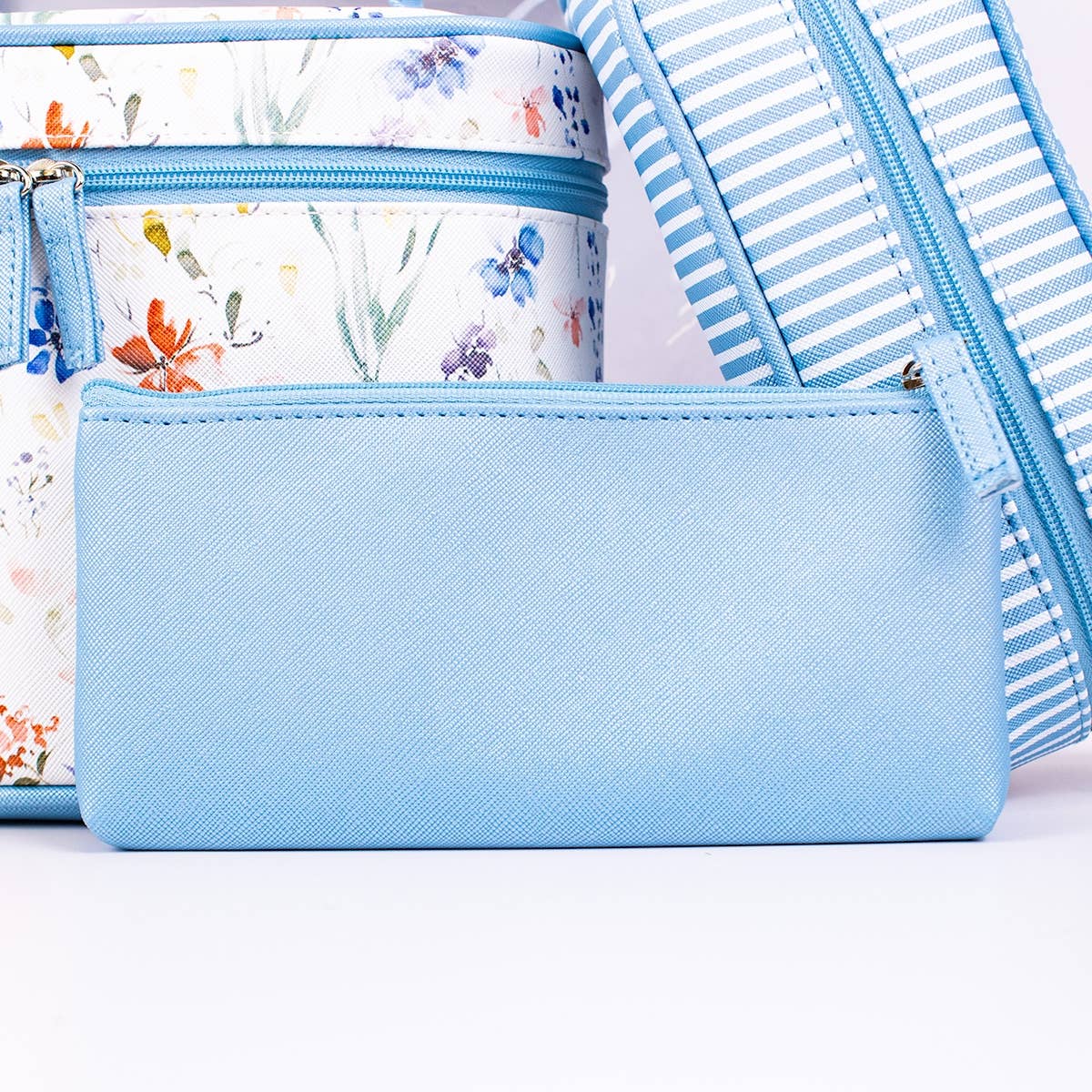 Nora Travel Gift Set   Blue/Multi 11.5x8.25x4.5 Set of 4