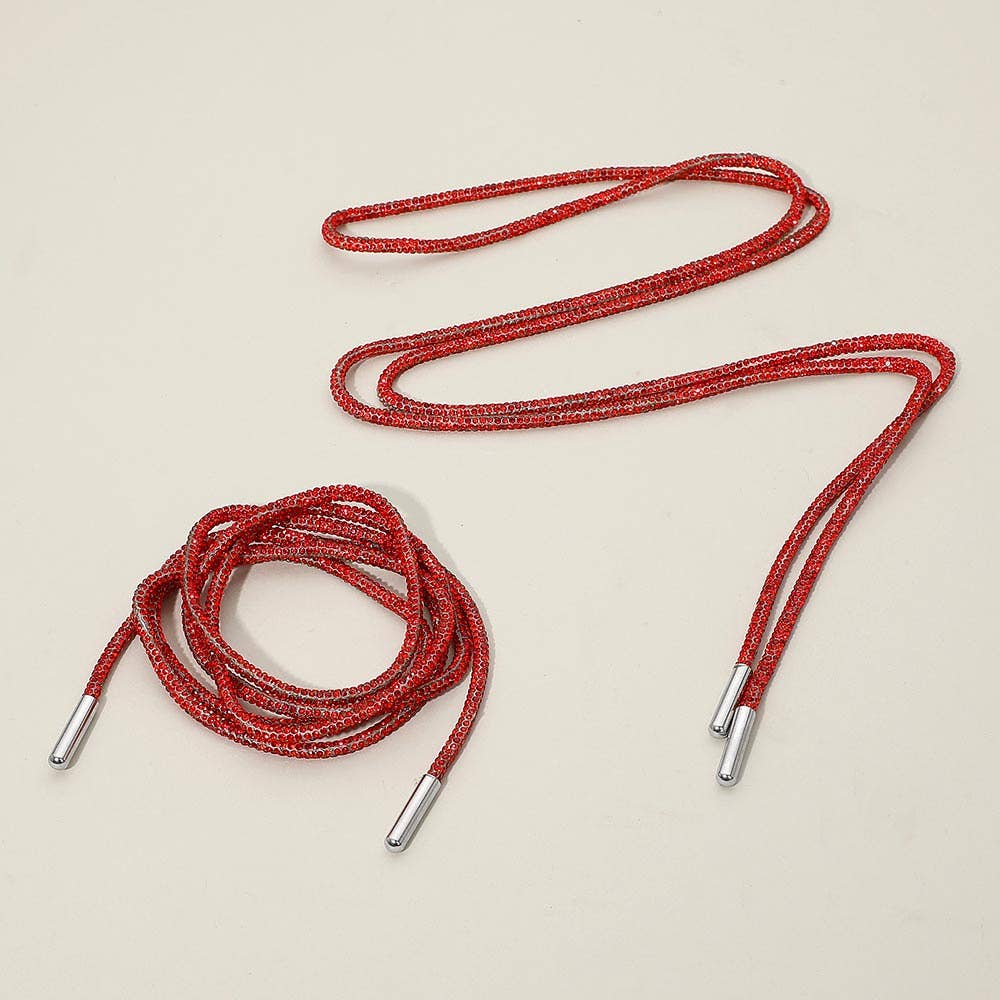 1 Pair - Bling Shoelaces Drawstring Ropes