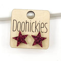 15mm School Spirit Star Studs - Spirit Earrings - 9 Color Options