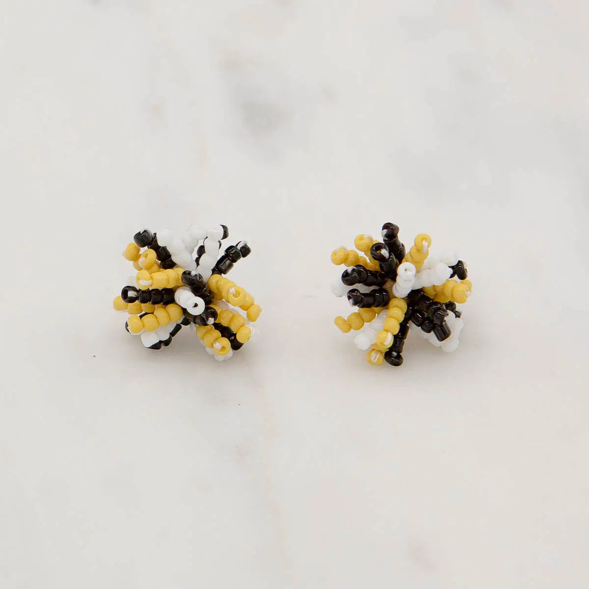 Pom Pom Stud Earrings