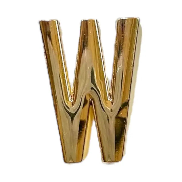 Gold Charm Letters For Stretchy Band Bracelets