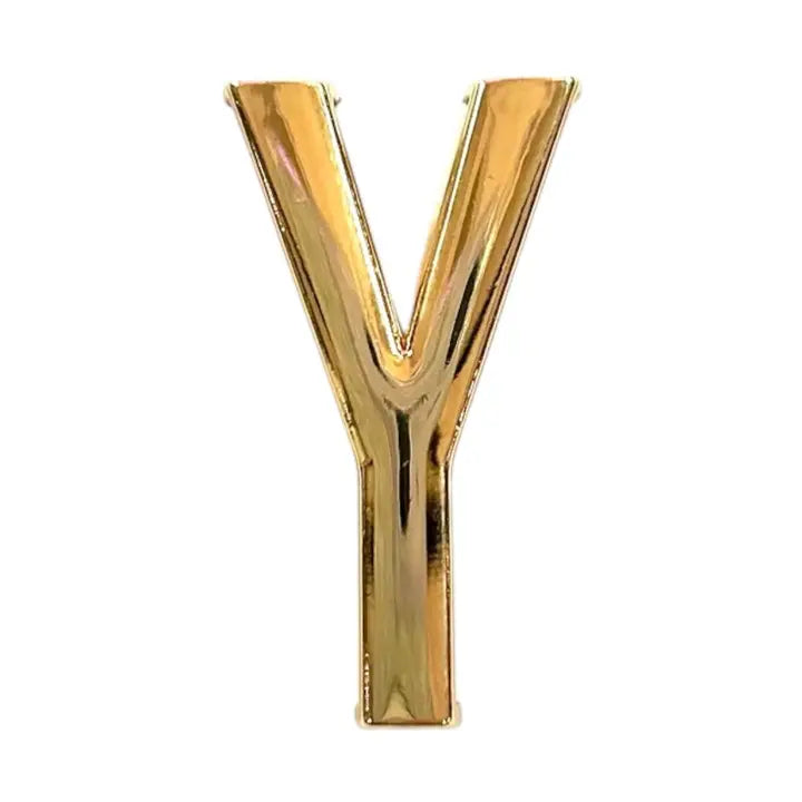 Gold Charm Letters For Stretchy Band Bracelets