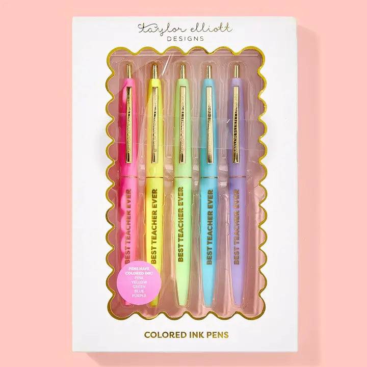 Best Teacher Ever Motivational Pens