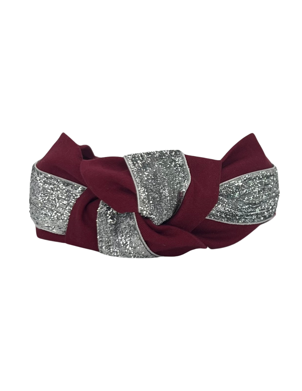Maroon and Silver Stripe