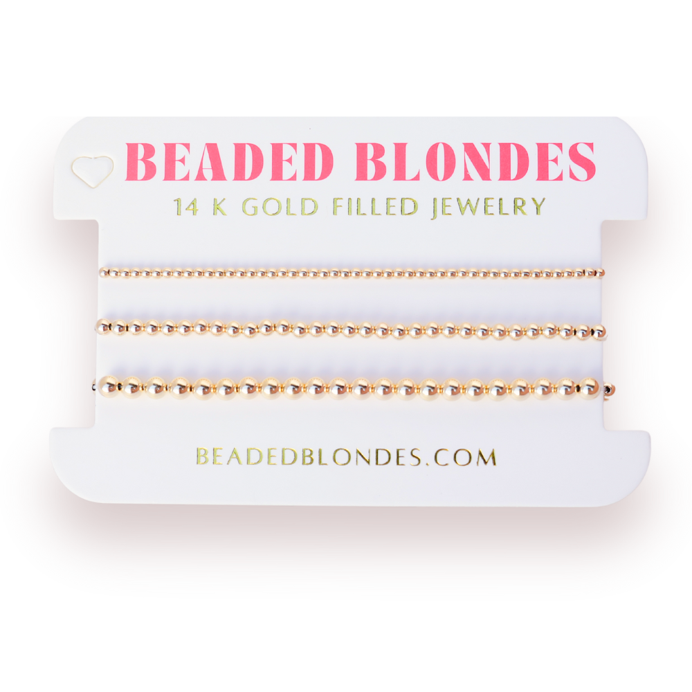 Dainty Not So Basic Set Gold