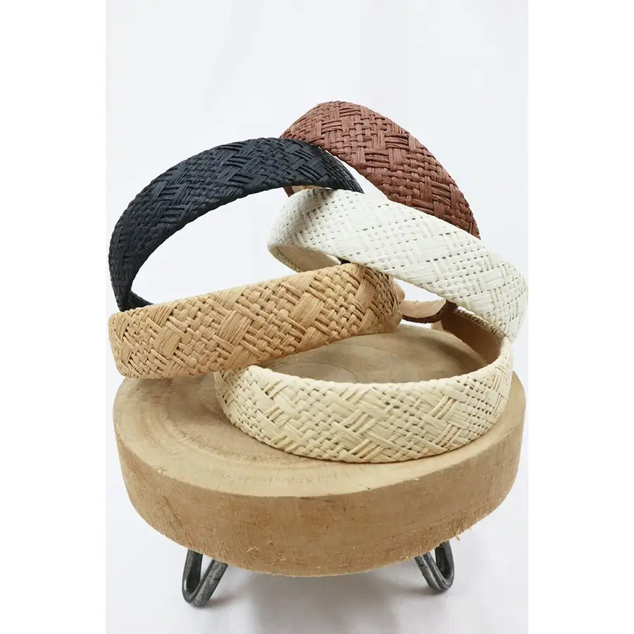 Woven Straw Headband
