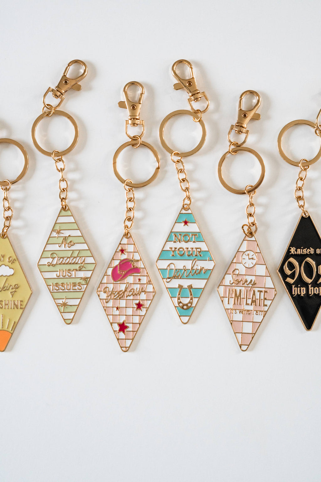 Bag Charm, Motel Keychain, Enamel Keychain, Retro keychain