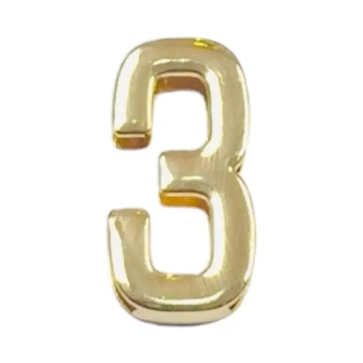 Gold Charm Letters For Stretchy Band Bracelets