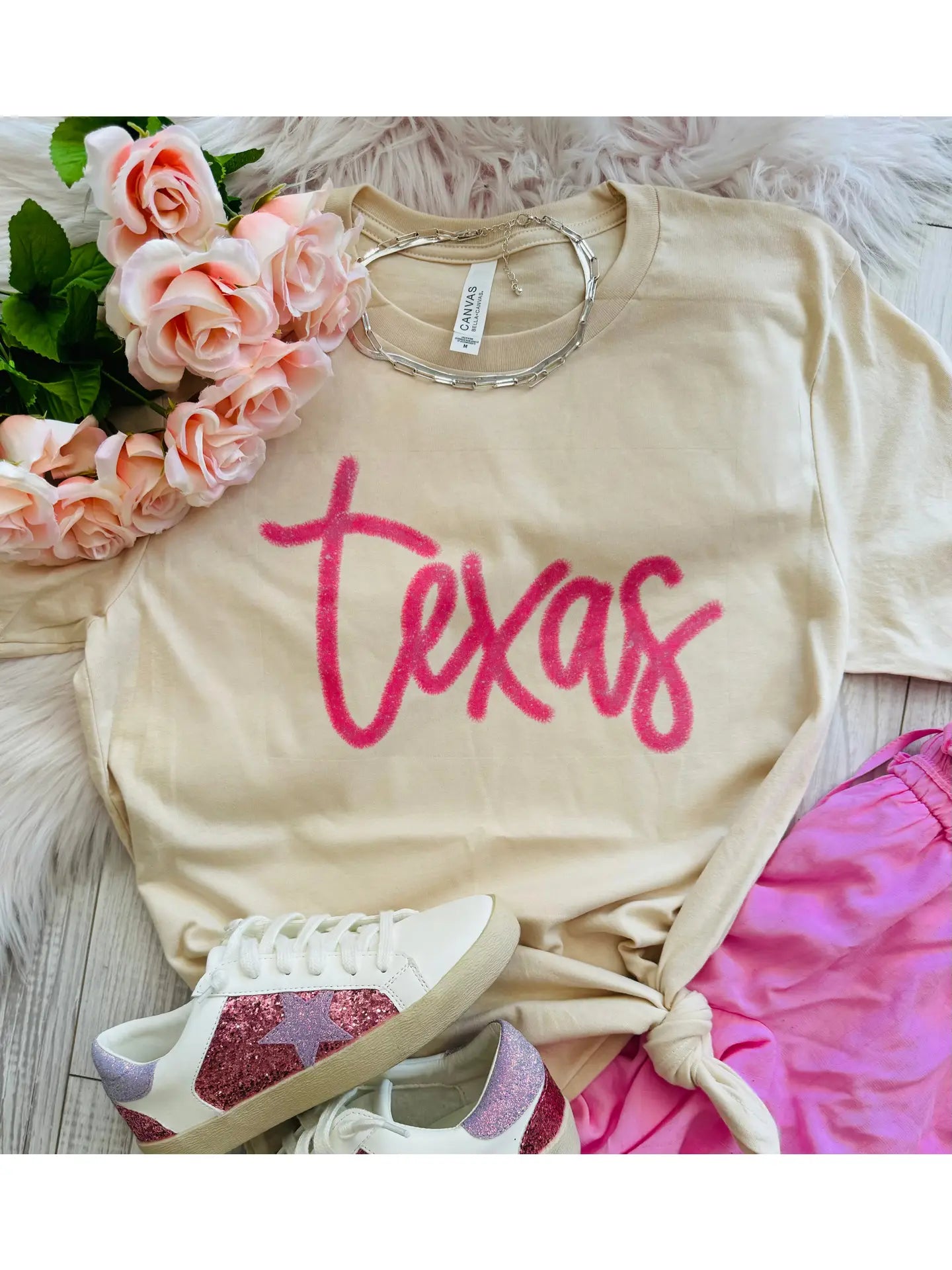 Texas Faux Tinsel Tee
